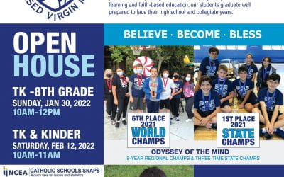 Message from our Principal: Join us for our Open House, Sunday January 30 2022
