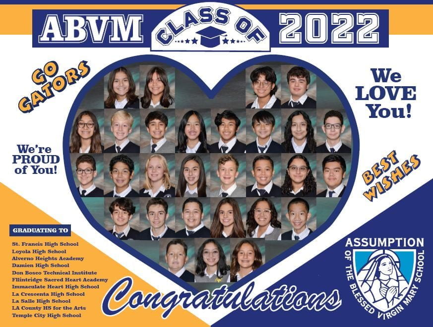 Congratulations and Good Luck Class of 2022! We are Proud of you!