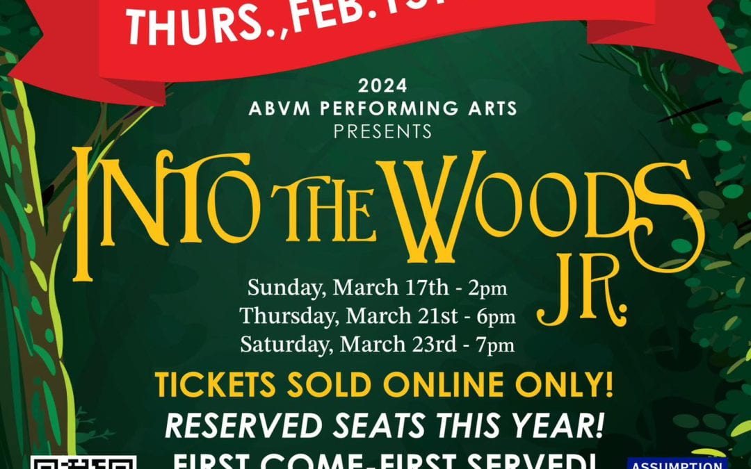 Join us for our spring musical, Into the Woods Jr.